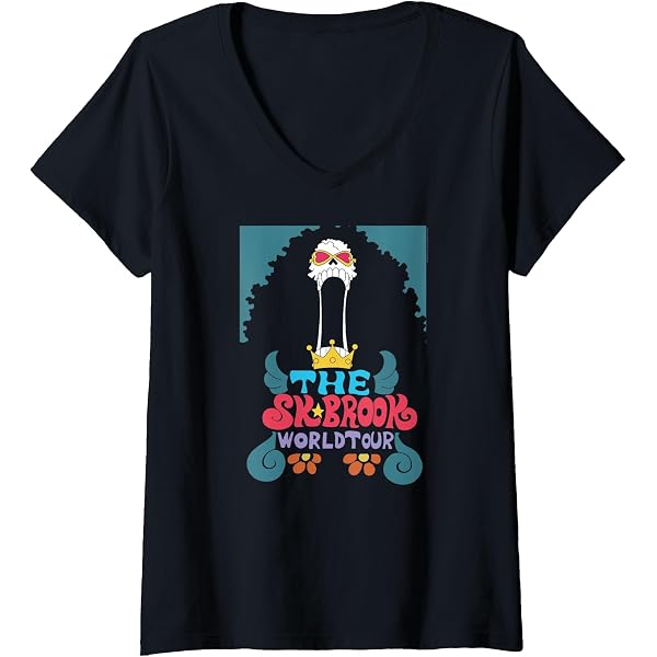 Amazon.com: One Piece Anime Soul King Brook World Tour Concert T